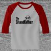 Raglan 3/4 Roundneck Shirt (Gray Body) Thumbnail
