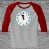 Raglan 3/4 Roundneck Shirt (Gray Body) Thumbnail